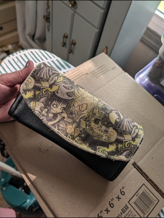 sew wicked sweet Handbags - 😍Sew Wicked Sweet Handmade Leather Beetlejuice Wallet.